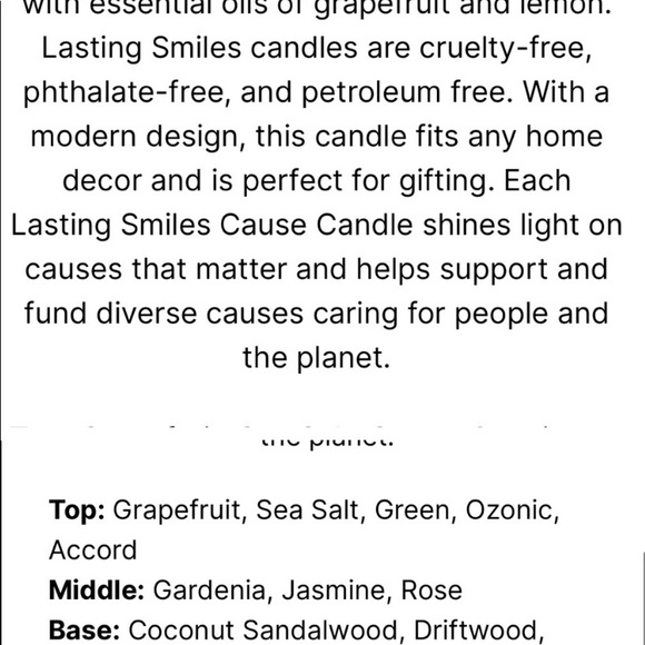 Sea salt & citrus aromatherapy candle - Picture 4 of 8